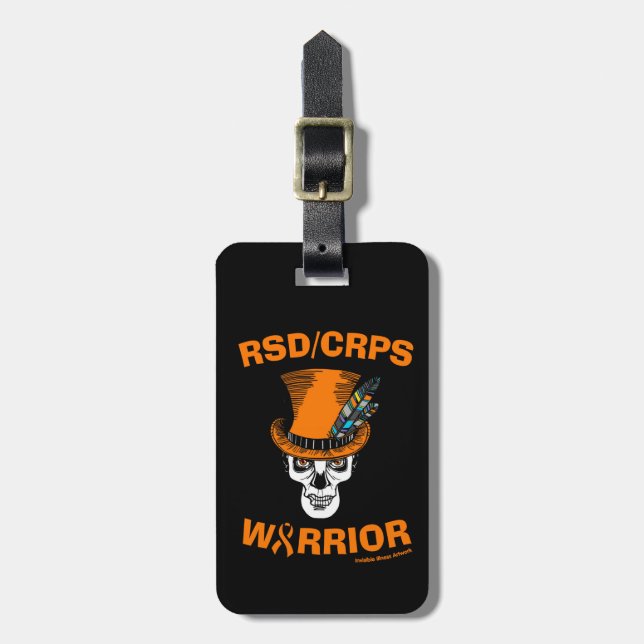 Skull/Hat...RSD/CRPS Luggage Tag (Front Vertical)