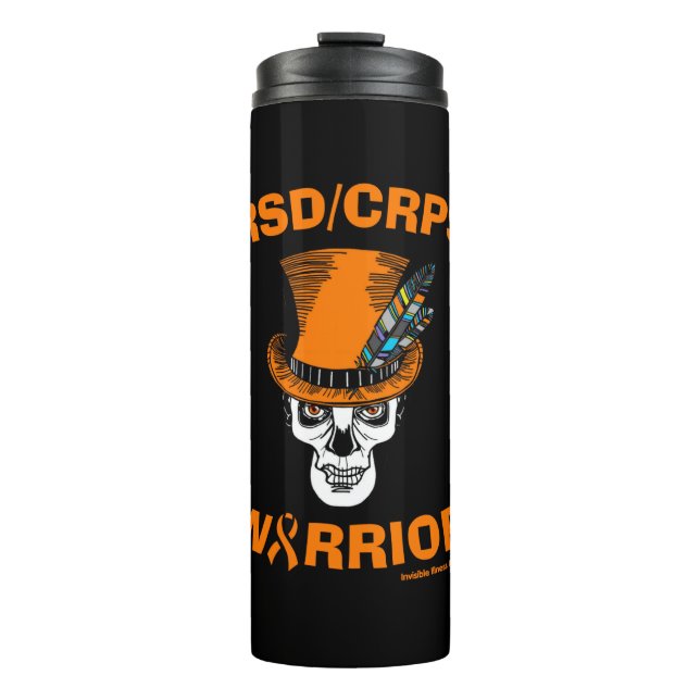 Skull/Hat...RSD/CRPS Thermal Tumbler (Front)