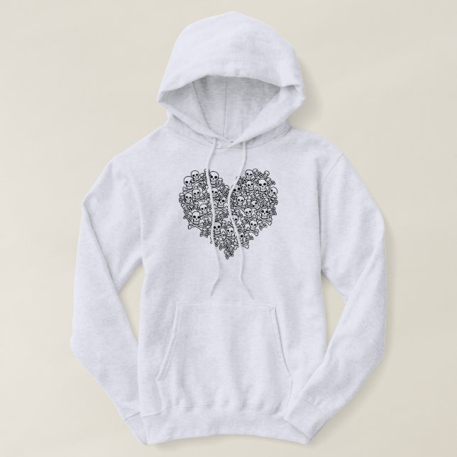 Skull Heart Hoodie (Design Front)