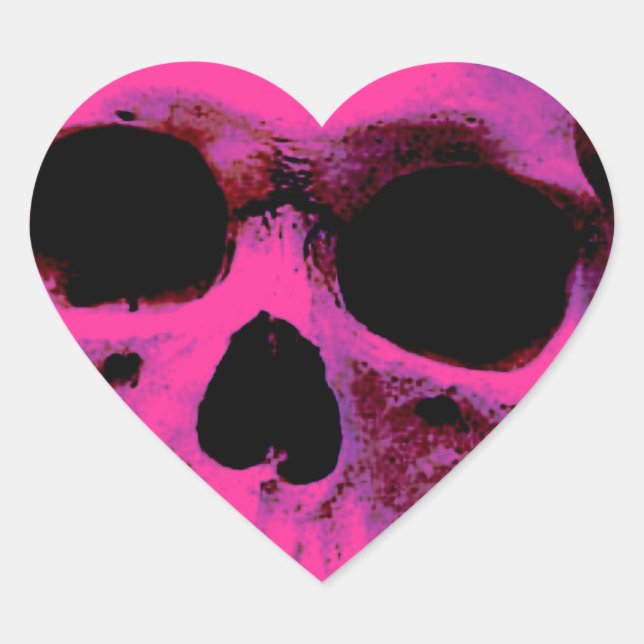 Skull Heart Sticker (Front)
