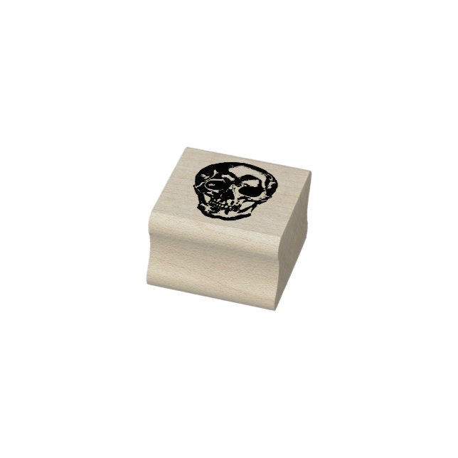 Skull hunting rubber stamp (Stamp)