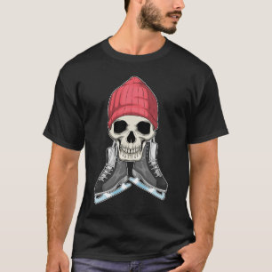 Skull Ice skating Ice skates T-Shirt