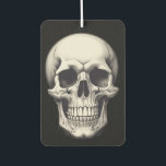 Skull Illustration Air Freshener<br><div class="desc">Fantasy Rock Punk Heavy Metal Art - Skull Skeleton - Digital Fantasy Art</div>