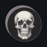 Skull Illustration Car Magnet<br><div class="desc">Fantasy Rock Punk Heavy Metal Art - Skull Skeleton - Digital Fantasy Art</div>