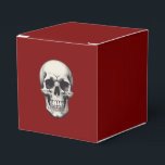 Skull Illustration Favor Box<br><div class="desc">Fantasy Rock Punk Heavy Metal Art - Skull Skeleton - Digital Fantasy Art</div>