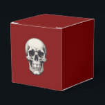 Skull Illustration Favor Box<br><div class="desc">Fantasy Rock Punk Heavy Metal Art - Skull Skeleton - Digital Fantasy Art</div>