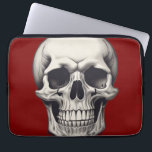 Skull Illustration Laptop Sleeve<br><div class="desc">Fantasy Rock Punk Heavy Metal Art - Skull Skeleton - Digital Fantasy Art</div>