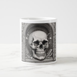 Skull Illustration Large Coffee Mug