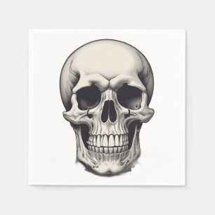 Skull Illustration Napkin
