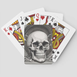 Skull Illustration Playing Cards
