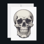 Skull Illustration Postcard<br><div class="desc">Fantasy Rock Punk Heavy Metal Art - Skull Skeleton - Digital Fantasy Art</div>