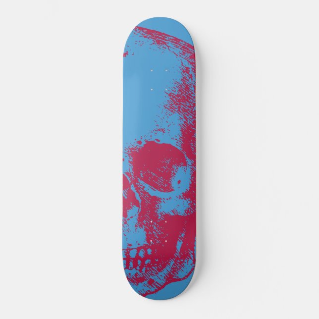 Skull illustration skateboard (Front)