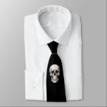 Skull Illustration Tie<br><div class="desc">Fantasy Rock Punk Heavy Metal Art - Skull Skeleton - Digital Fantasy Art</div>