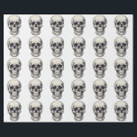 Skull Illustration Wrapping Paper<br><div class="desc">Fantasy Rock Punk Heavy Metal Art - Skull Skeleton - Digital Fantasy Art</div>