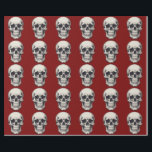 Skull Illustration Wrapping Paper<br><div class="desc">Fantasy Rock Punk Heavy Metal Art - Skull Skeleton - Digital Fantasy Art</div>