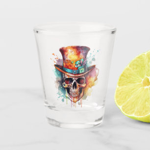 Skull in a Cylinder Shot Glass