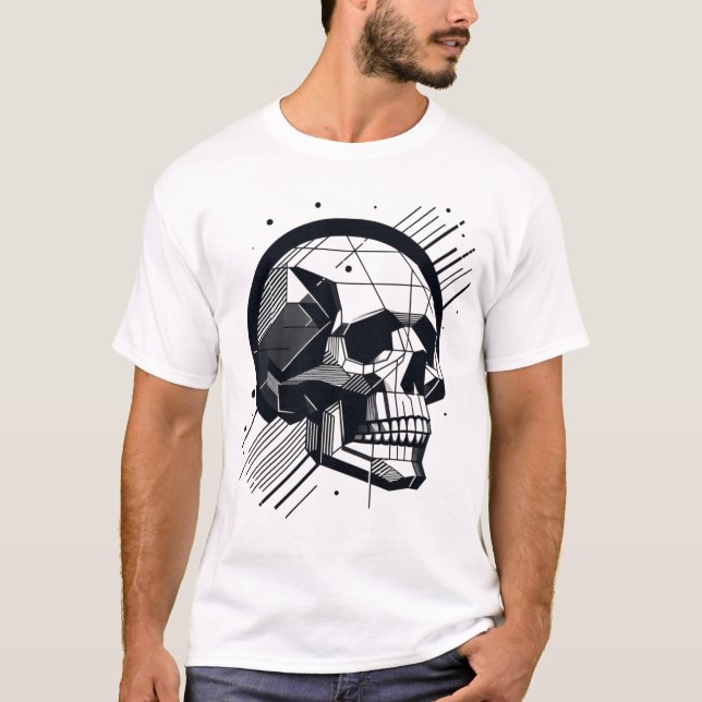 Skull in different styles 02 T-Shirt (Front)