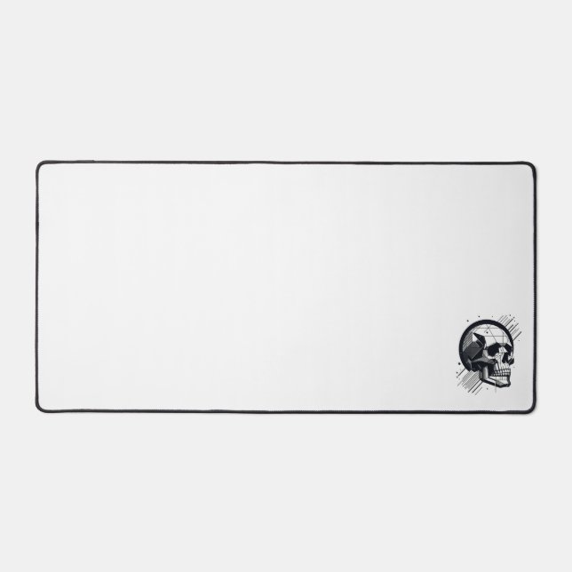 Skull in different styles 35 desk mat (Front)
