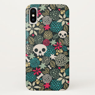 Skull in flowers Case-Mate iPhone case