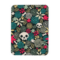 Skull in flowers