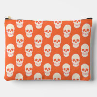 Skull in Pink, Orange and Cream