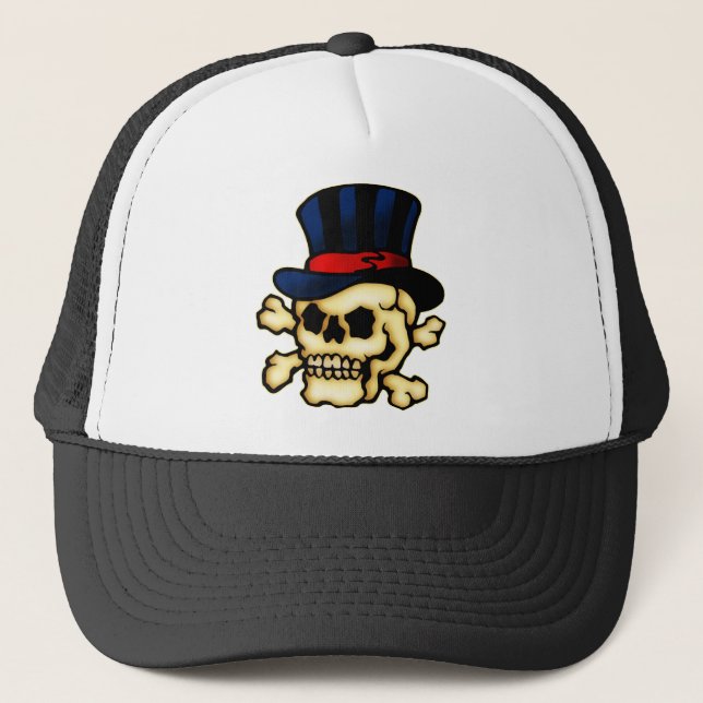 Skull in Top Hat (Front)