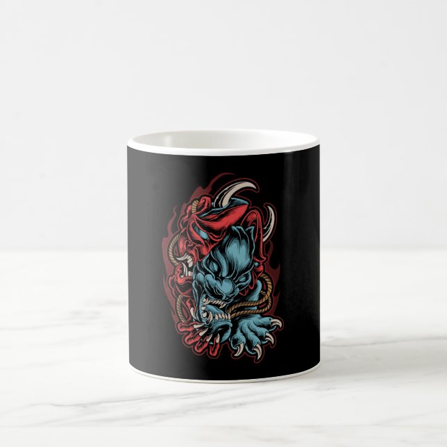 Skull Japanese Coffee Mug (Center)