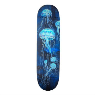 Skull Jellyfish Skate Deck