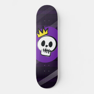 Skull King – Minimal Punk Skateboard