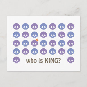 SKULL KING POSTCARD