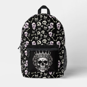 Skull King Printed Backpack