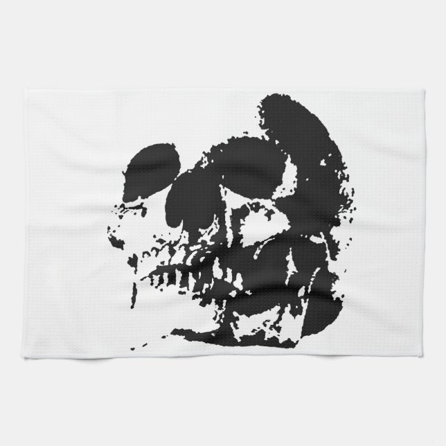 Skull Kitchen Towel (Horizontal)