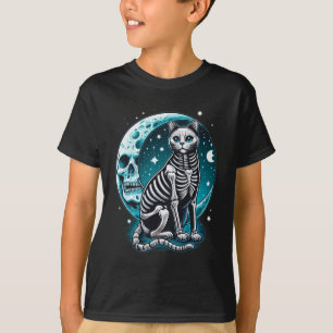 Skull - Kitty Skeleton Halloween Costume Idea  T-Shirt