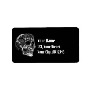 Skull Label