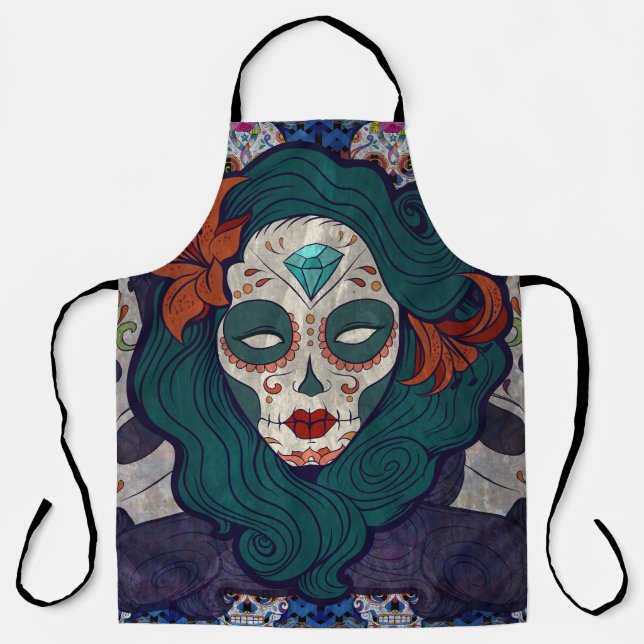 Skull Ladies Apron (Front)