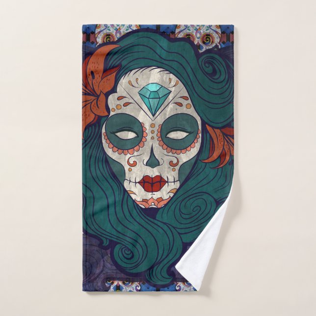 Skull Ladies Hand Towel (Hand Towel)
