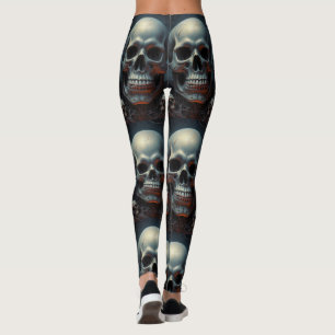 Skull Leggings, Bold, Badass  Leggings