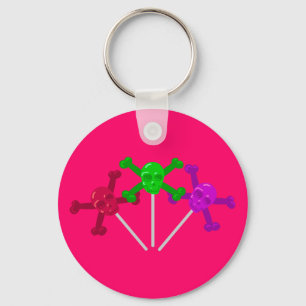 Skull Lollipops Keychain