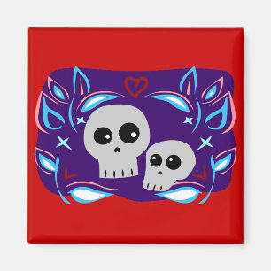 Skull Love Magnet