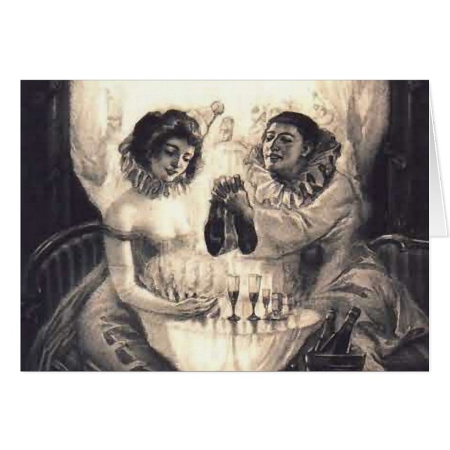 Skull Love Retro Optical Illusion (Front Horizontal)