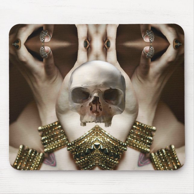 Skull Magic Mouse Pad (Front)
