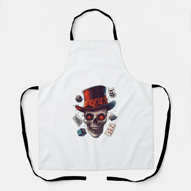 Skull Magician�s Hat Apron (Front)