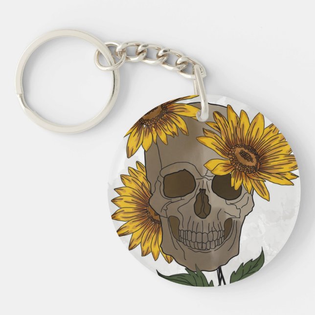 Skull Meets Sunflower  (Devant)