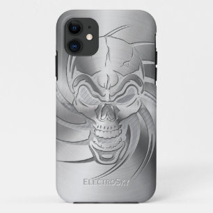 Skull Metallic Look iPhone 11 Case