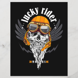 Skull Motorcycle Gift For Motorbike Lovers