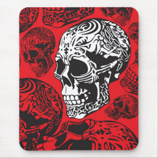 skull mouse pad