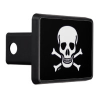 Skull n Bones Black hitch cover receiver