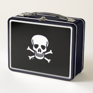 Skull n Bones Black lunch box