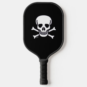 Skull n Bones black pickleball paddle