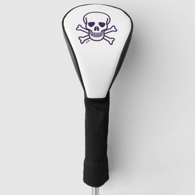 Skull n Bones golf club driver cover (Front)